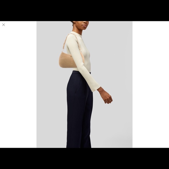 Eric Javits raffia chain link shoulder bag - Picture 2 of 14